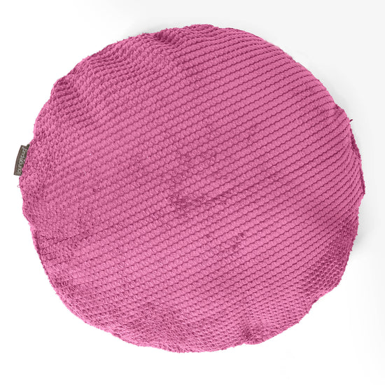 Rund Pudebetræk 50cm - Pom Pom Pink 01