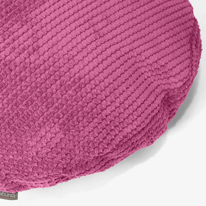 Rund Pudebetræk 50cm - Pom Pom Pink 02