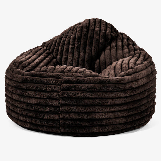 Sækkestol Archi - Ultraplysfløjl Sable 01