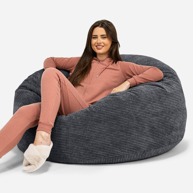Sækkestol Sofa 'Mammut' - Pom Pom Sort 01