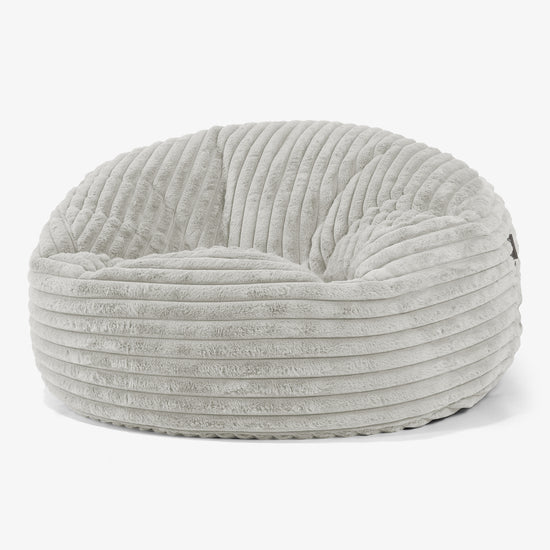 Sækkestol Sofa 'Mammut' - Ultraplysfløjl Salviegrøn 01