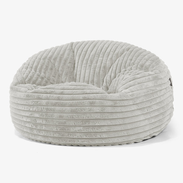 Sækkestol Sofa 'Mammut' - Ultraplysfløjl Salviegrøn 01