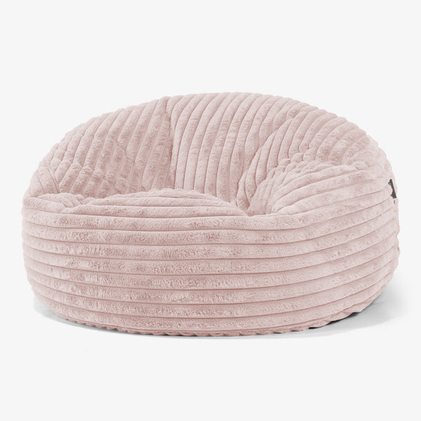 Sækkestol Sofa 'Mammut' - Ultraplysfløjl Støvet Lyserød 01