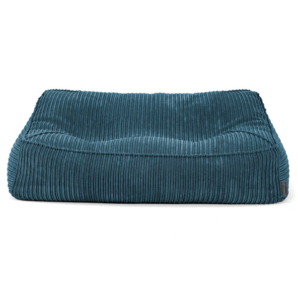 Sloucher Sækkesofa - Klassisk Jernbanefløjl Navy 01