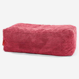 Stor Fodskammel - Pom Pom Pastelrød