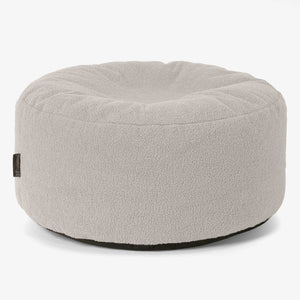Rund Puf - Boucle Elfenben