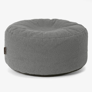 Rund Puf - Boucle Grå