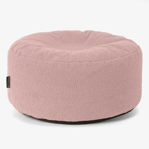 Rund Puf - Boucle Lyserød
