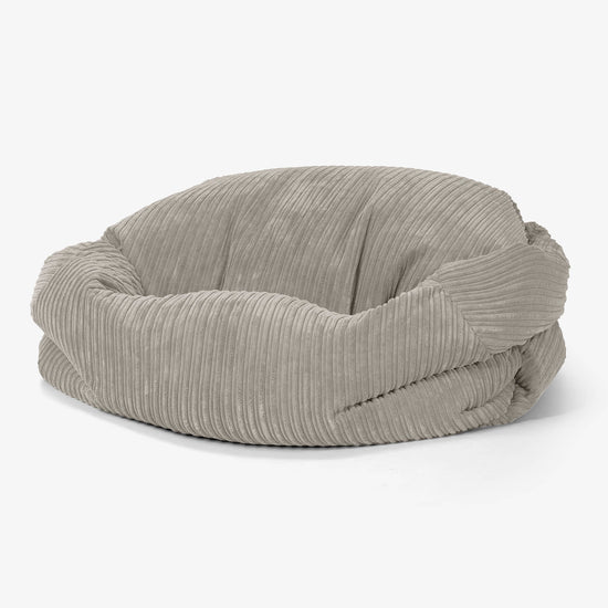 Sabine Sækkesofa - Klassisk Jernbanefløjl Mink 01