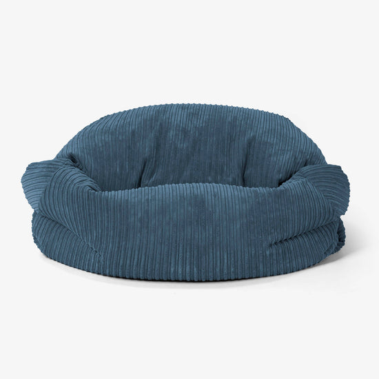 Sabine Sækkesofa - Klassisk Jernbanefløjl Navy 02