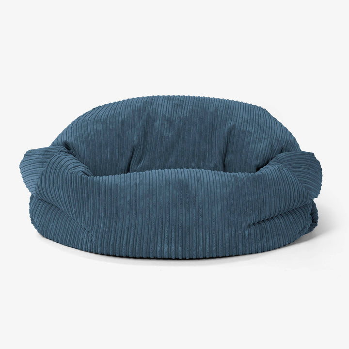 Sabine Sækkesofa - Klassisk Jernbanefløjl Navy 02