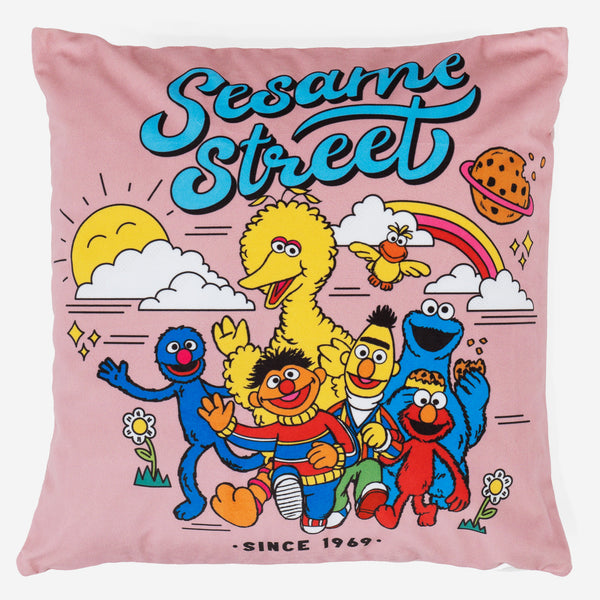 Pudebetræk 47 x 47cm - Sesame Street Since 1969 01