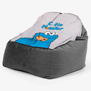 Sloucher Sækkestol Børn 2-6 år - Cookie Monster
