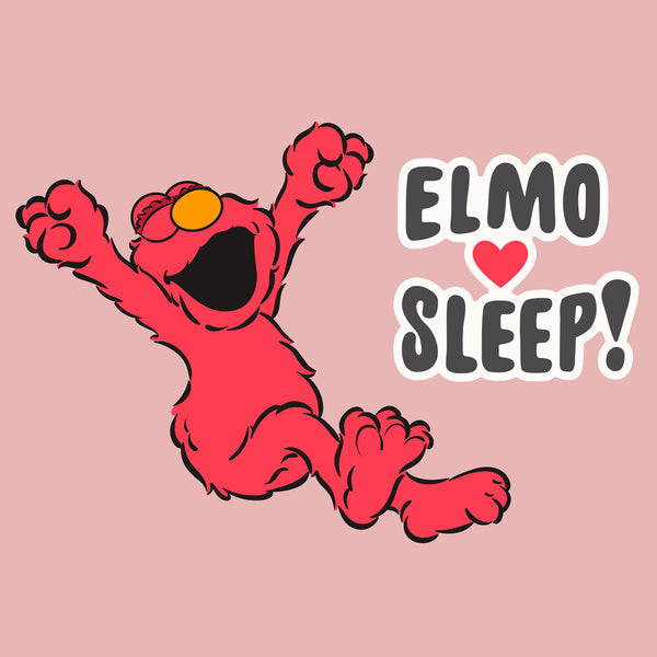 Sloucher Sækkestol Børn 2-6 år - Elmo Sleep Fabric Close-up Image