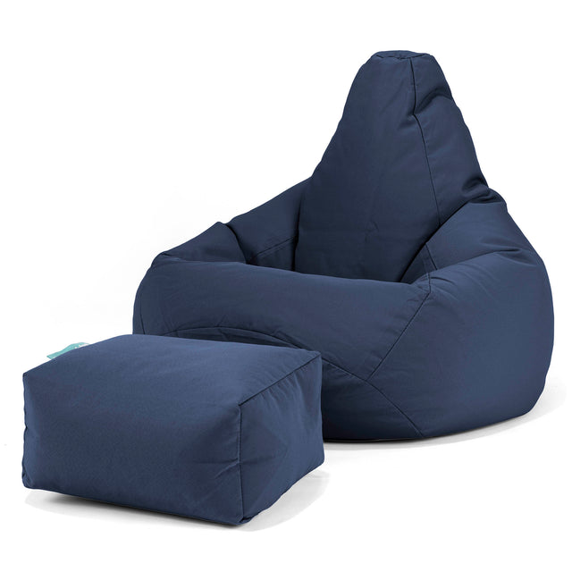 SoleiStorm™ Ultra 2000 h+ Gamer Sækkestol - Olefin Navy 01