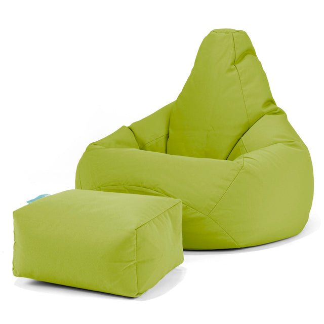 SoleiStorm™ Ultra 2000 h+ Gamer Sækkestol - Olefin Limegrøn 01
