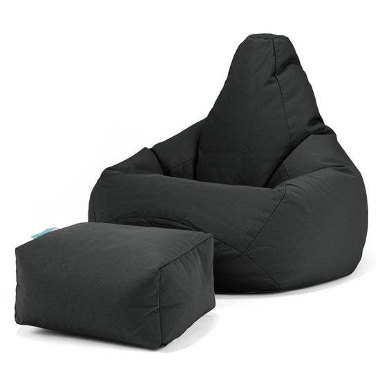 SoleiStorm™ Ultra 2000 h+ Gamer Sækkestol - Olefin Sort 01