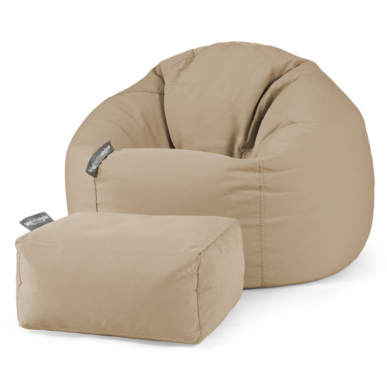 SoleiStorm™ Ultra 2000 h+ Klassisk Sækkestol - Olefin Beige 02