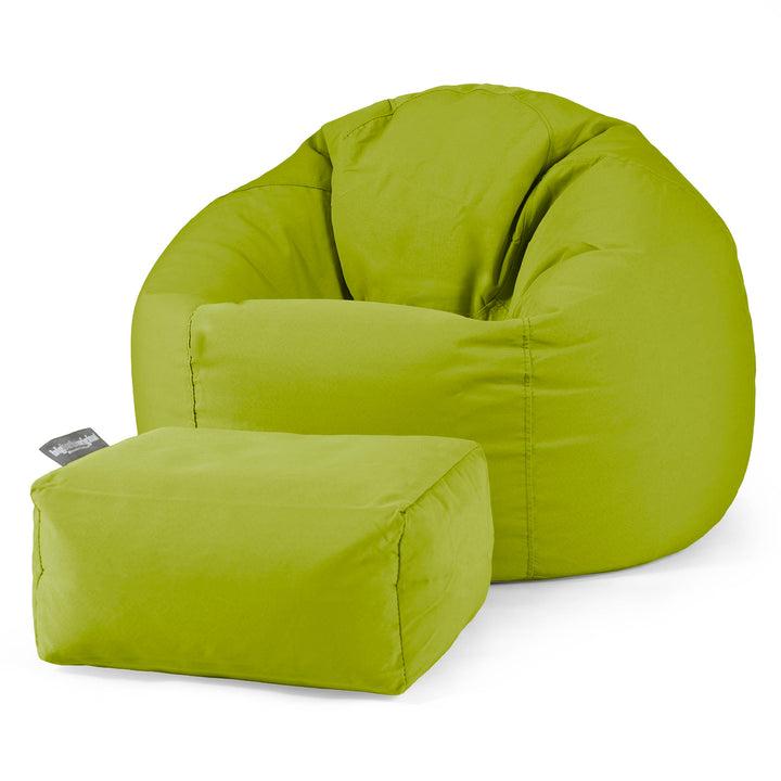 SoleiStorm™ Ultra 2000 h+ Klassisk Sækkestol - Olefin Limegrøn 02