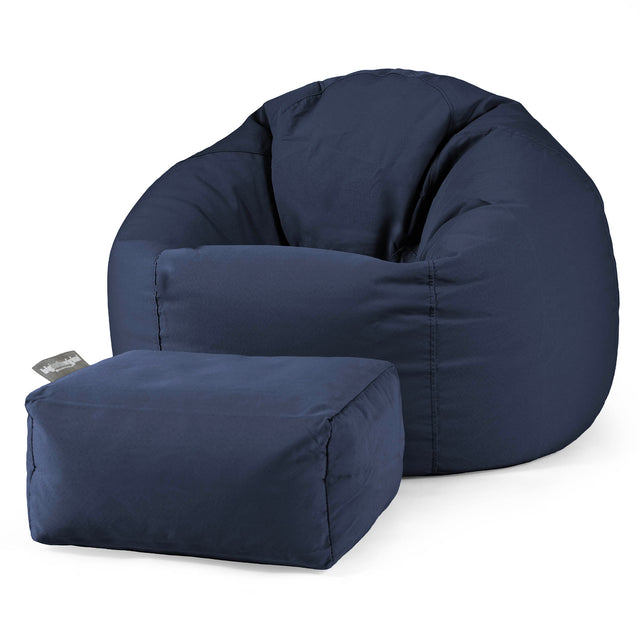 SoleiStorm™ Ultra 2000 h+ Klassisk Sækkestol - Olefin Navy 02