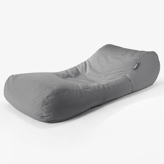 SoleiStorm™ Ultra 2000 h+ Sækkestol Chaiselong - Mellemgrå 01