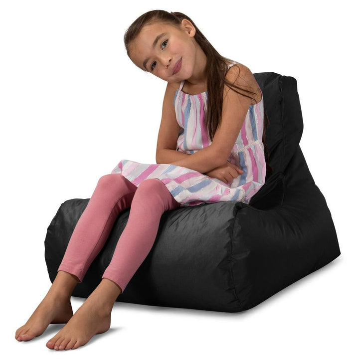 Big Bertha Original, SmartCanvas Lounge Sækkestol til Børn, Sort