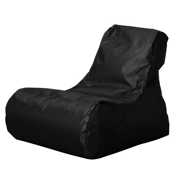 Lounge Sækkestol til Børn 2-6 år - SmartCanvas™ Sort Fabric Close-up Image