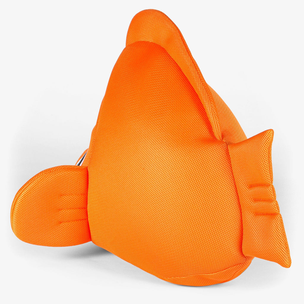 Big Bertha Original, Børne Poollegetøj Sækkestol Clownfish, Orange