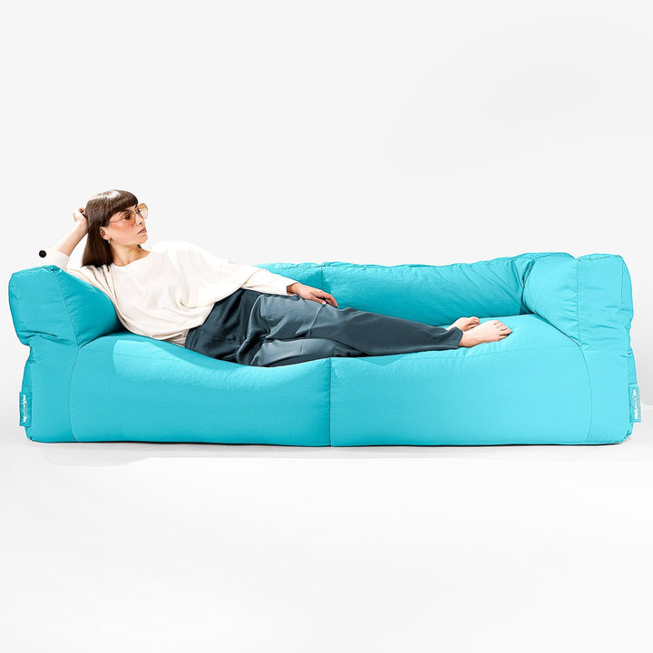 SoleiStorm™ Ultra 2000 h+ 3 Sæders Sofa Udendørs Sækkestol - Cyan 04