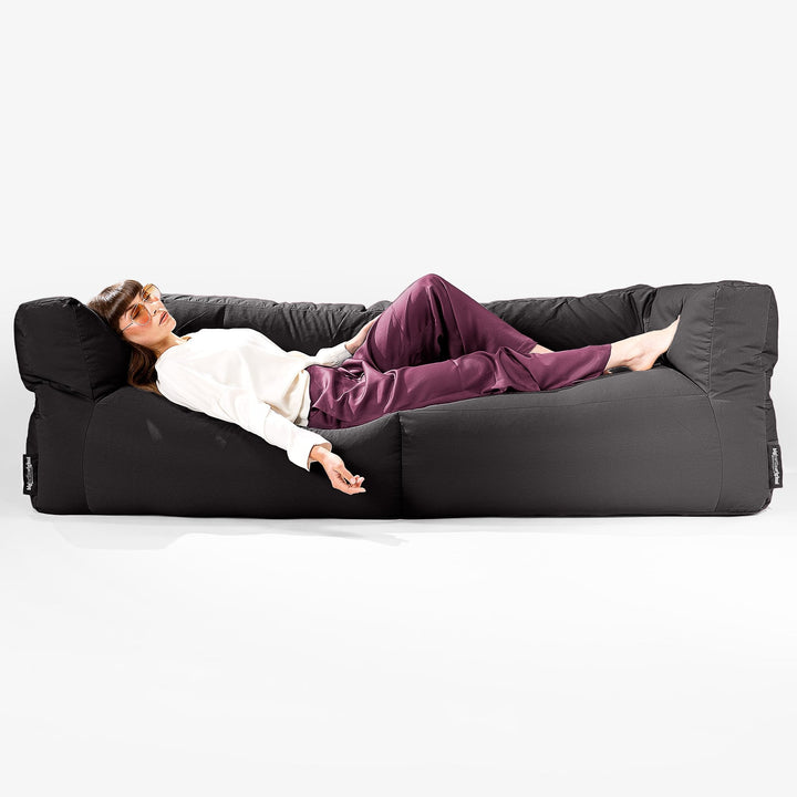 SoleiStorm™ Ultra 2000 h+ 3 Sæders Sofa Udendørs Sækkestol - Sort 03