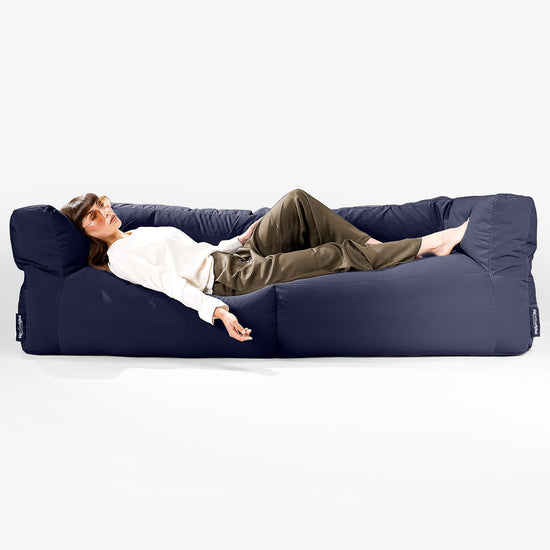 SoleiStorm™ Ultra 2000 h+ 3 Sæders Sofa Udendørs Sækkestol - Navy 03