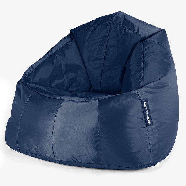 Børne Cocoonstil Sækkestol 2-6 år - SmartCanvas™ Marineblå 01