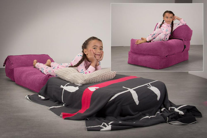 LOUNGE PUG, Avery, Futon Stol, Seng Enkelt, Pom Pom Pink