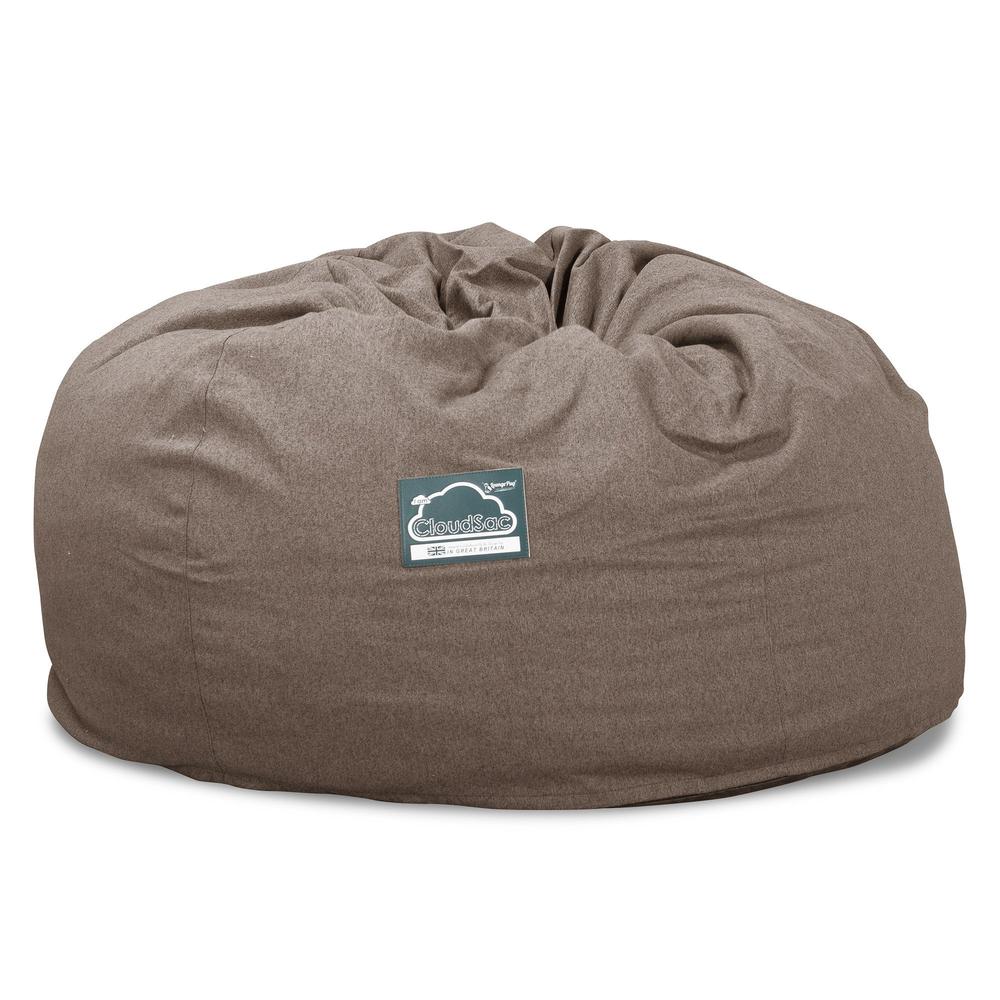 LOUNGE PUG, CloudSac 1010 XXL, Kæmpe Sækkestol Sofa XXL med Memory Skum (NYT DESIGN), Interalli-uld Kiks