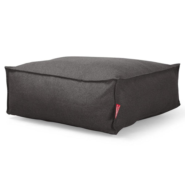 LOUNGE PUG, CloudSac 250, Fodskammel Puf med Memory Skum, Interalli-uld Grå