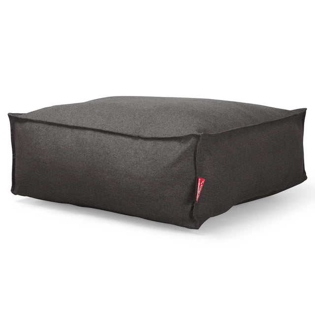 LOUNGE PUG, CloudSac 250, Fodskammel Puf med Memory Skum, Interalli-uld Grå