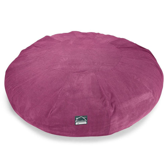 LOUNGE PUG, CloudSac 5000 XXXXXL, Titanic Sækkestol Sofa med Memory Skum, Pom Pom Pink