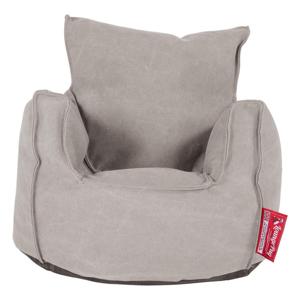 Sækkestol Børn 1-3 år - Stonewashed denim Grå 03