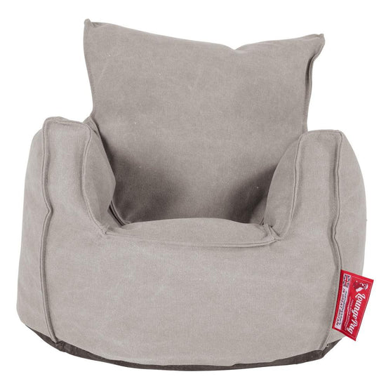 Sækkestol Børn 1-3 år - Stonewashed denim Grå 03