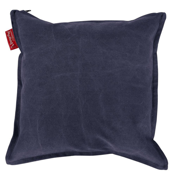 Kæmpe Pude 70 x 70cm - Stonewashed denim Navy 01