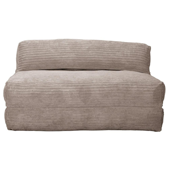 LOUNGE PUG, Avery, Futon Stol, Seng Seng Dobbelt, Klassisk Jernbanefløjl Mink