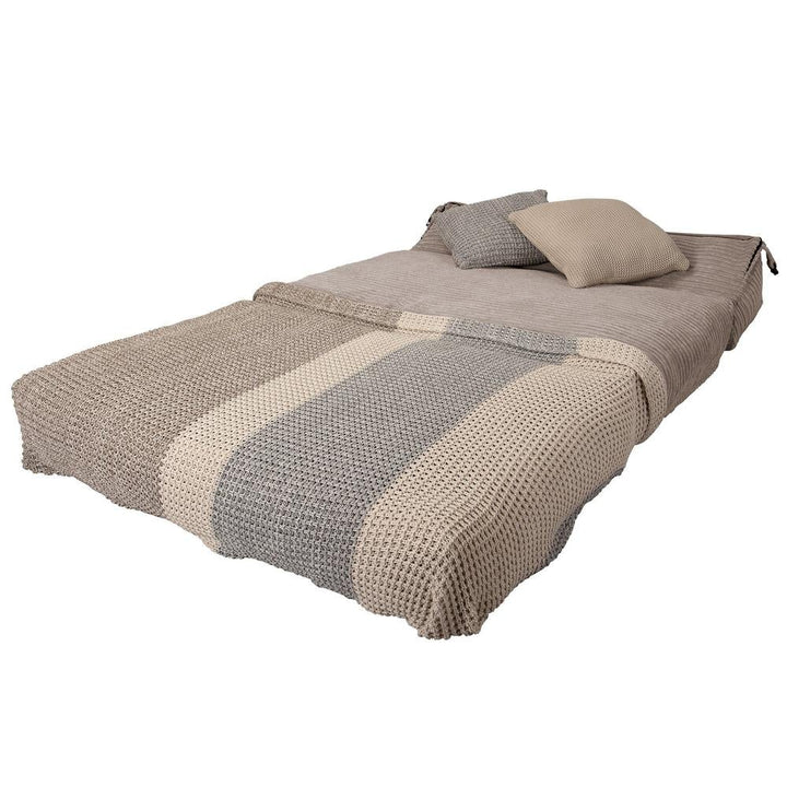 LOUNGE PUG, Avery, Futon Stol, Seng Seng Dobbelt, Klassisk Jernbanefløjl Mink