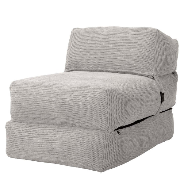 LOUNGE PUG, Avery, Futon Stol, Seng Enkelt, Pom Pom Cremefarvet