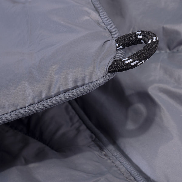 Udendørs Puftæppe - Grå Fabric Close-up Image