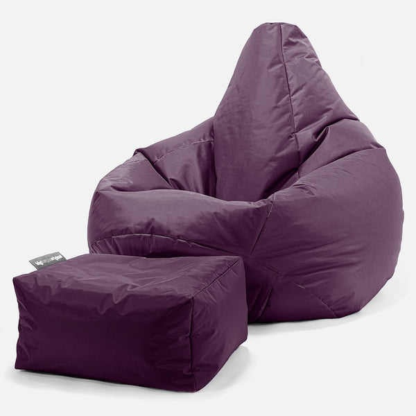 SmartCanvas™ Gamer Sækkestol - Lilla 01