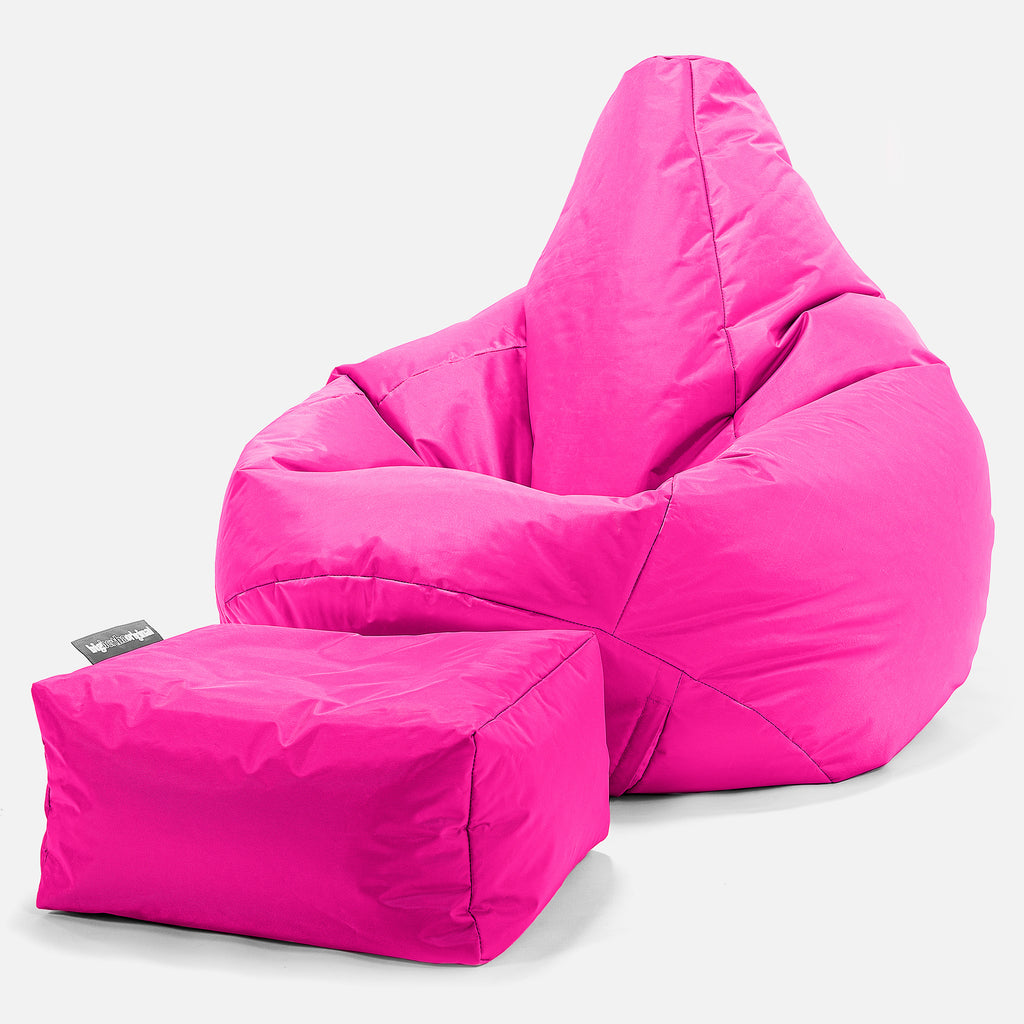 SmartCanvas™ Gamer Sækkestol - Pink 01