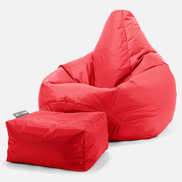 SmartCanvas™ Gamer Sækkestol - Rød 01