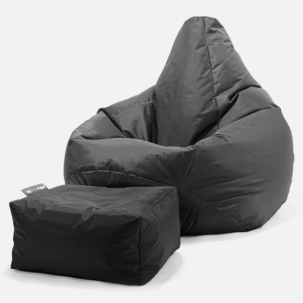 SmartCanvas™ Gamer Sækkestol - Sort 01