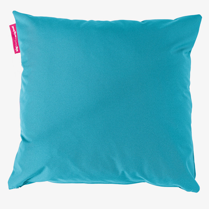 Kæmpe Pude Udendørs 70 x 70cm - Cyan Blå 01