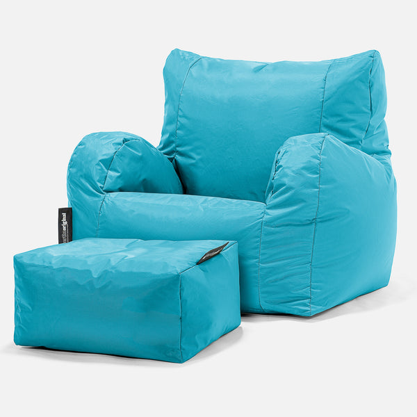 SmartCanvas™ Lænestol - Cyan Blå 01